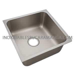 imagen de poceta para submontar de acero inoxidable